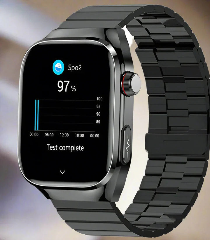 Avancerad hälsosmartklocka | EKG, blodsocker, AMOLED-skärm på 2,04" och träningsläge
