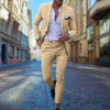 Slim Fit Herrkostym i Linne