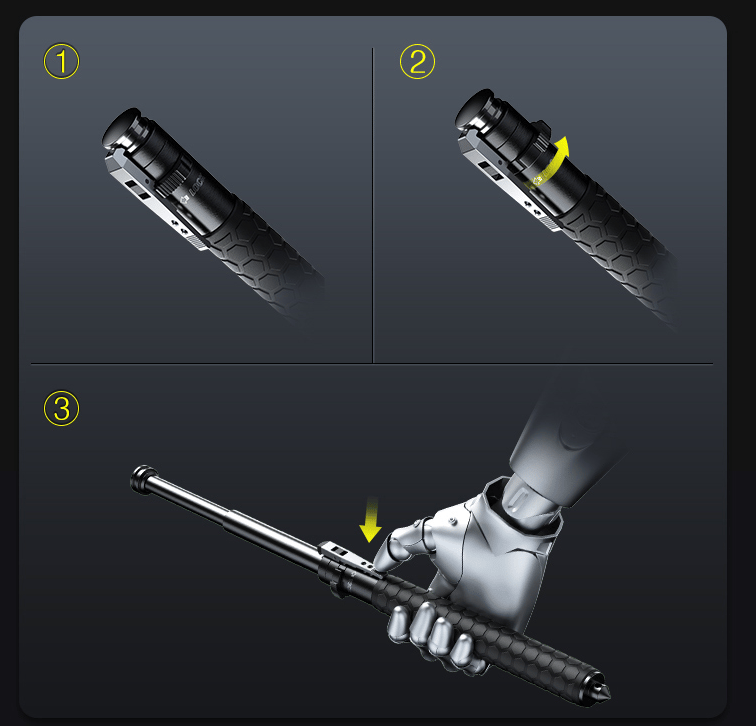 GUARDIAN TREK STICK – Maximal säkerhet och stabilitet i varje steg