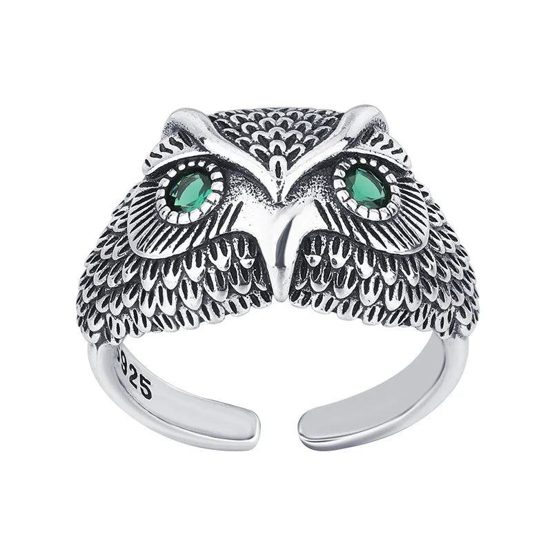 Uggla Ring i sterlingsilver