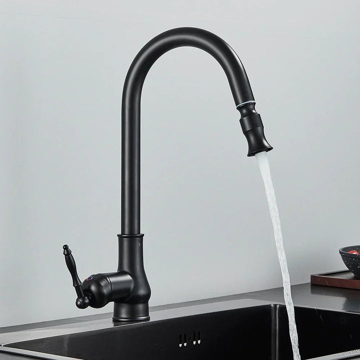 SMARTSPOUT – köksblandare med utdragbar funktion i antik brons och touchsensor