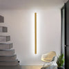 Arisha minimalistisk linjär LED-vägglampa Guld/Svart/Vit sovrum