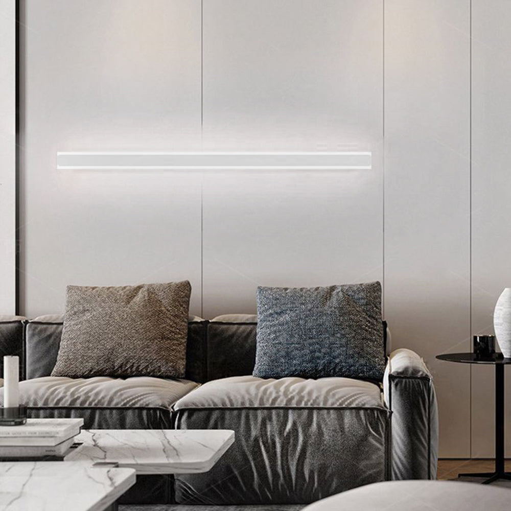 Arisha minimalistisk linjär LED-vägglampa Guld/Svart/Vit sovrum