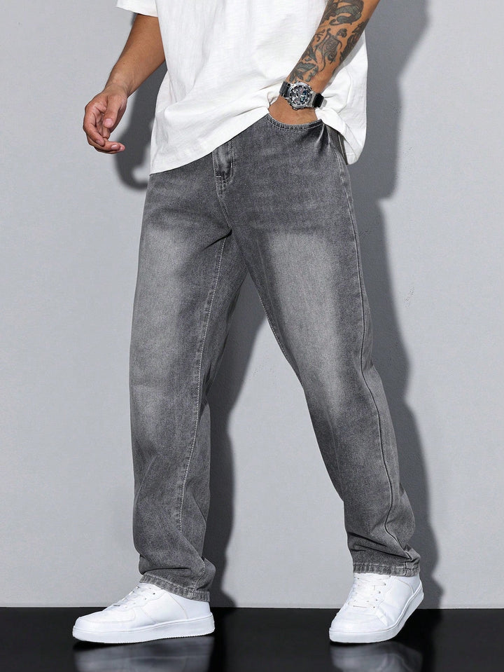 Baggy jeans - vida jeans med tvättad look