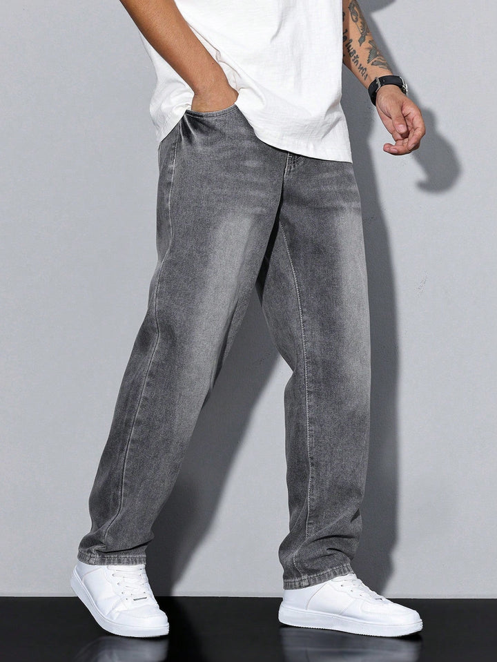Baggy jeans - vida jeans med tvättad look
