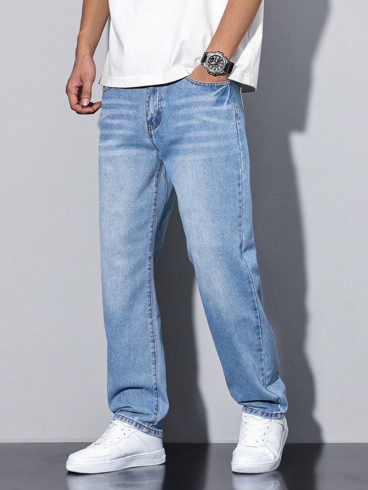 Baggy jeans - vida jeans med tvättad look