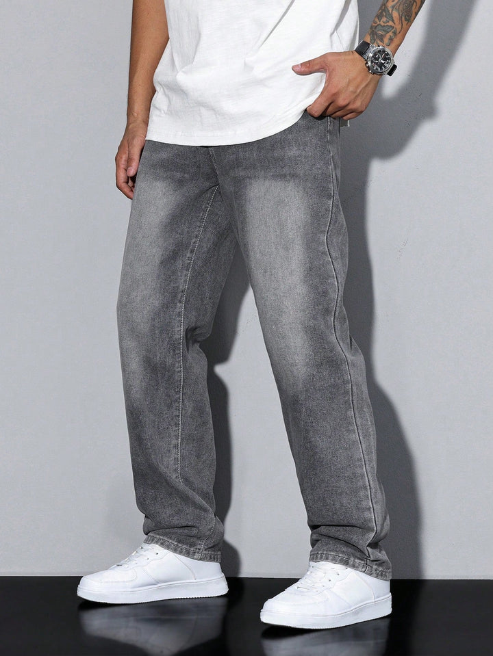 Baggy jeans - vida jeans med tvättad look
