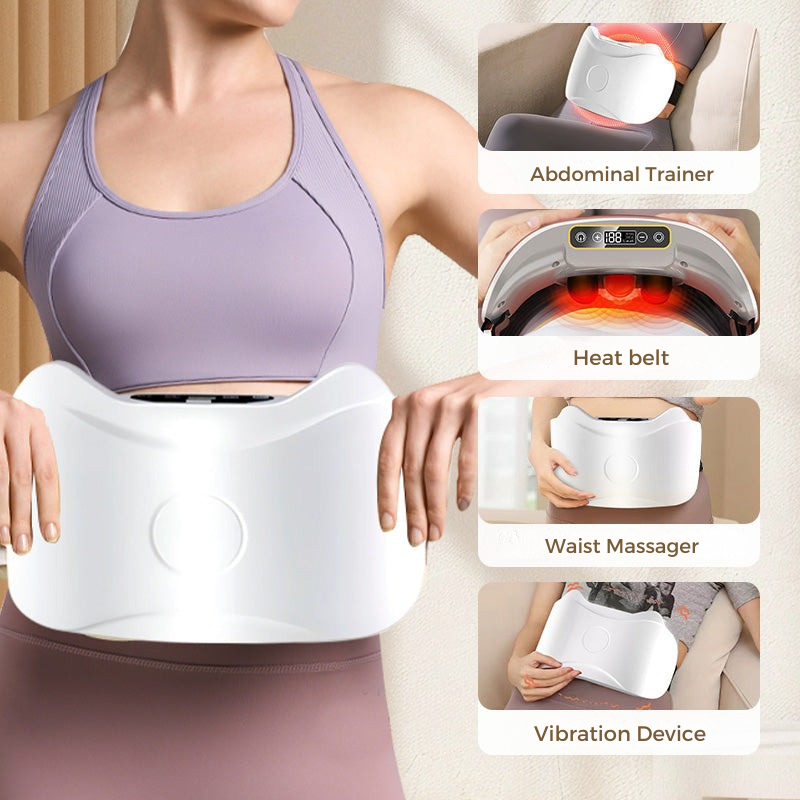 Magmassage | Massageapparat med värme och vibration | Främjar matsmältningen | CoreVibe