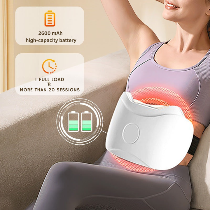 Magmassage | Massageapparat med värme och vibration | Främjar matsmältningen | CoreVibe