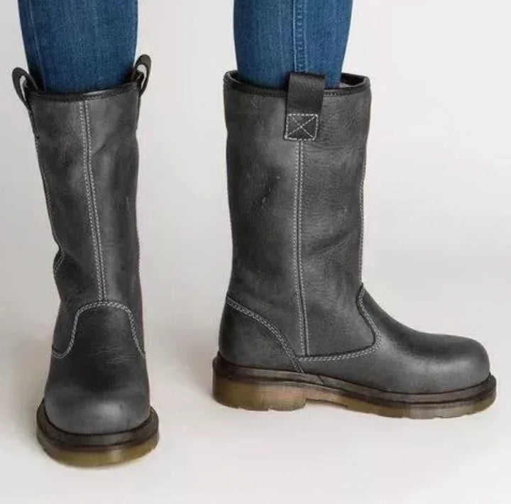 Boots herr i läder – fodrade, vattenavvisande, casual för höst och vinter