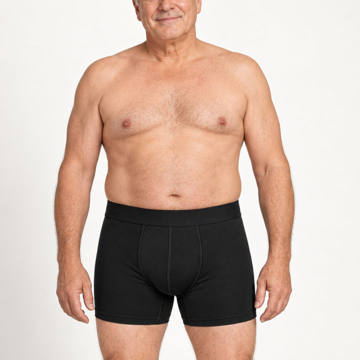 Mjuka boxerkalsonger i modal, längre ben, kalsonger som inte åker upp