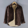 Manchesterskjorta Varm Vintage Casual Herrskjorta