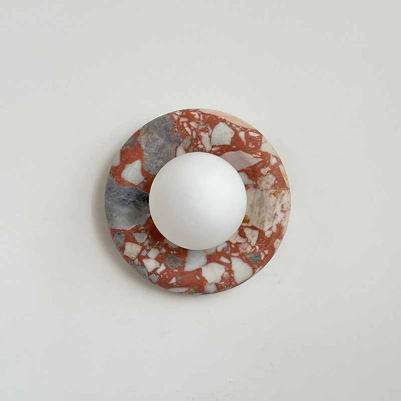 Vägglampa för inomhusbruk i marmor Hako