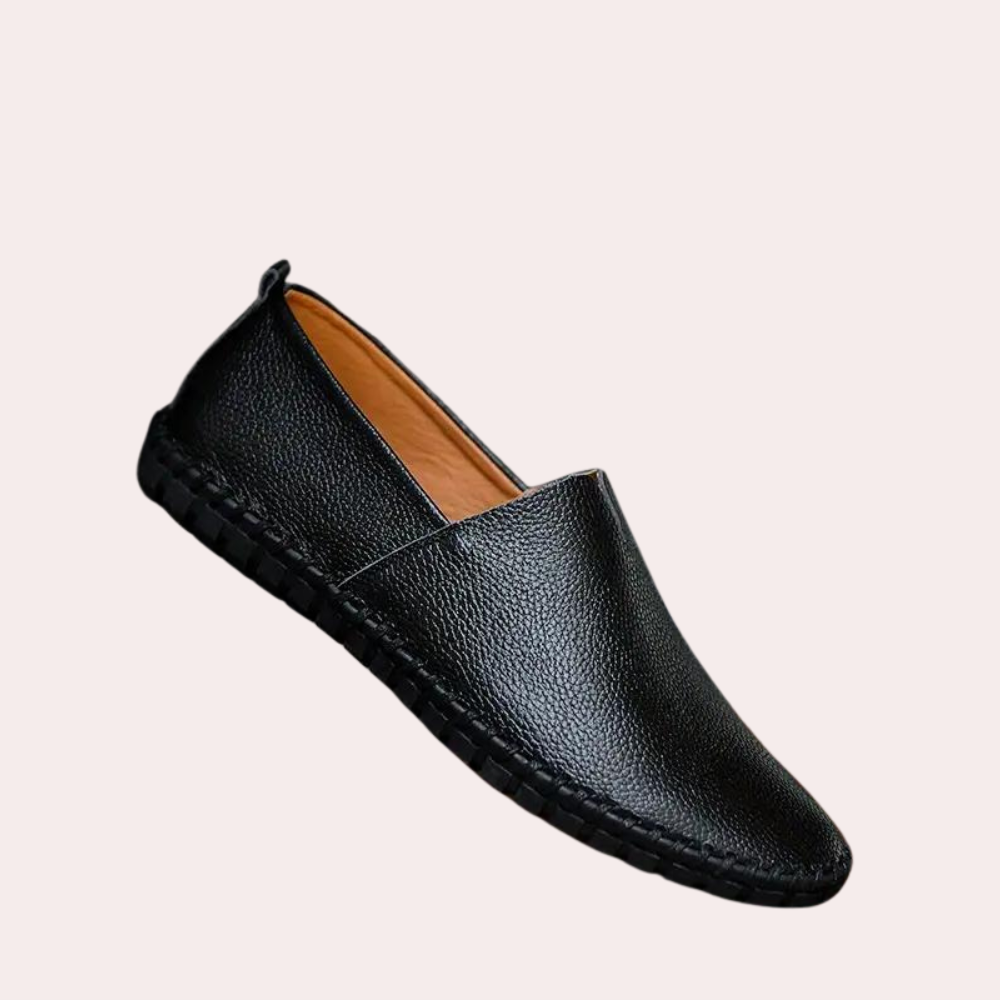 Sköna slip-on-skor i läder för herr - Milan