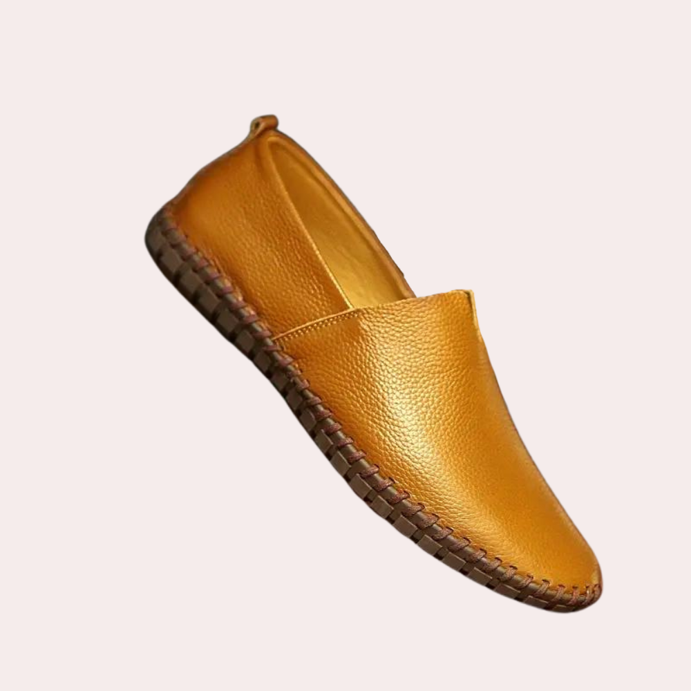 Sköna slip-on-skor i läder för herr - Milan