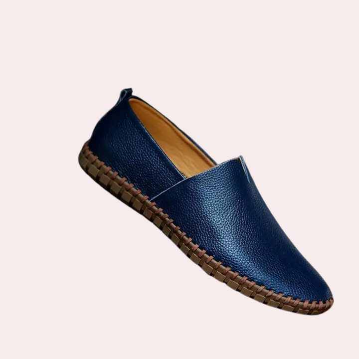 Sköna slip-on-skor i läder för herr - Milan