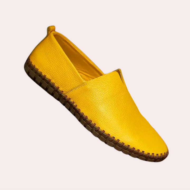 Sköna slip-on-skor i läder för herr - Milan