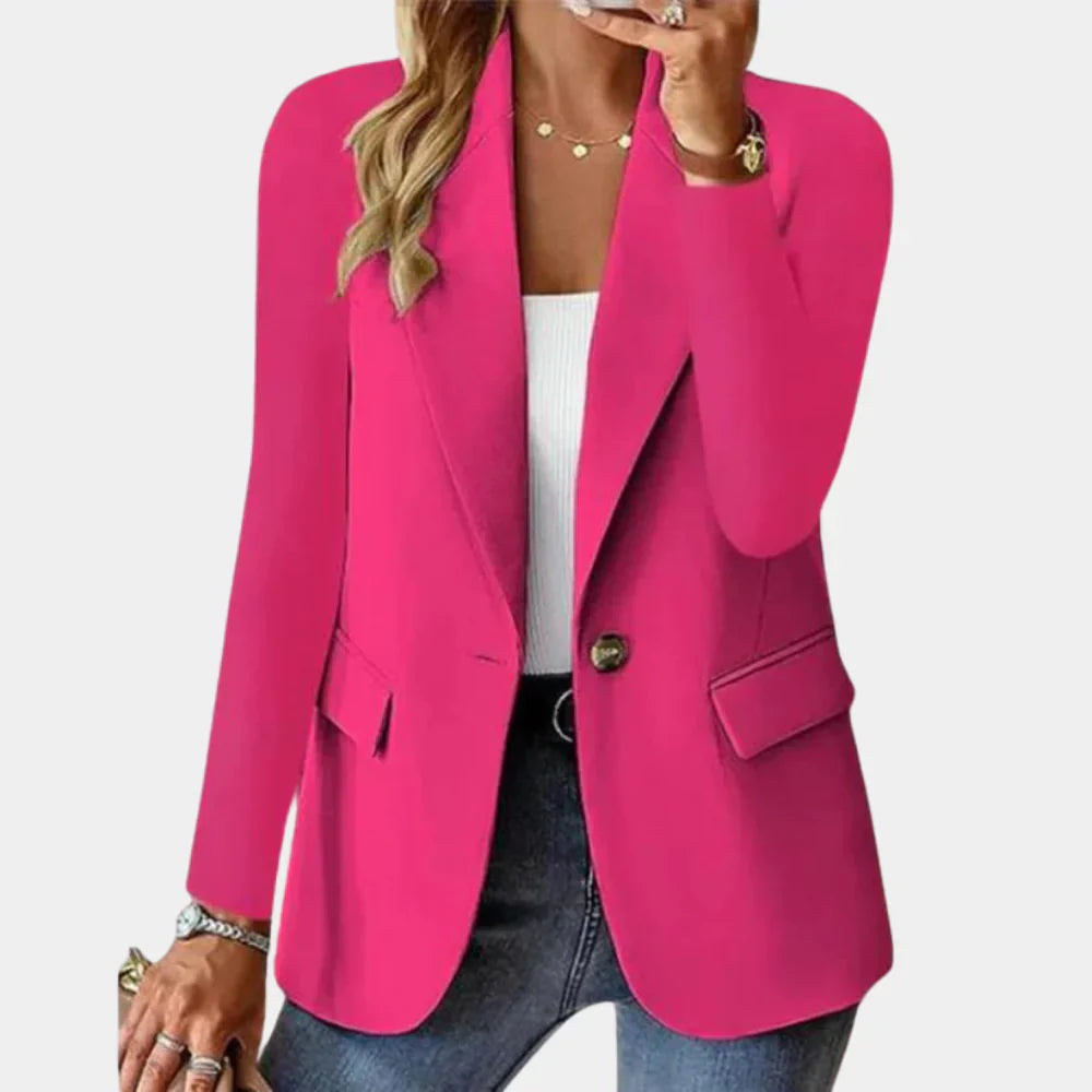 Figursyet sommerblazer med stretch
