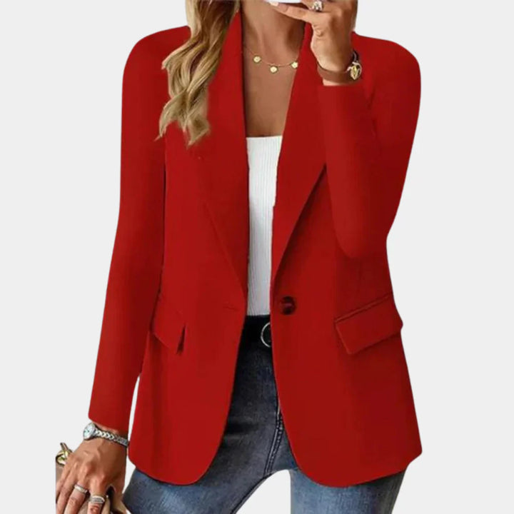 Figursyet sommerblazer med stretch