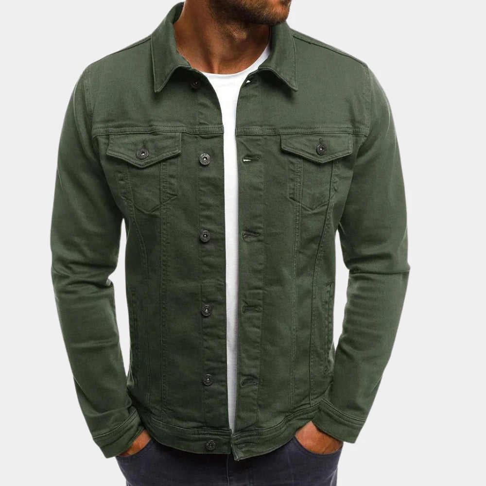 Casual denimjakke til mænd