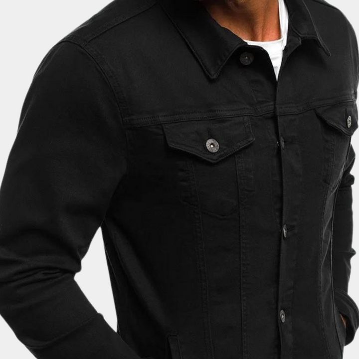 Casual denimjakke til mænd