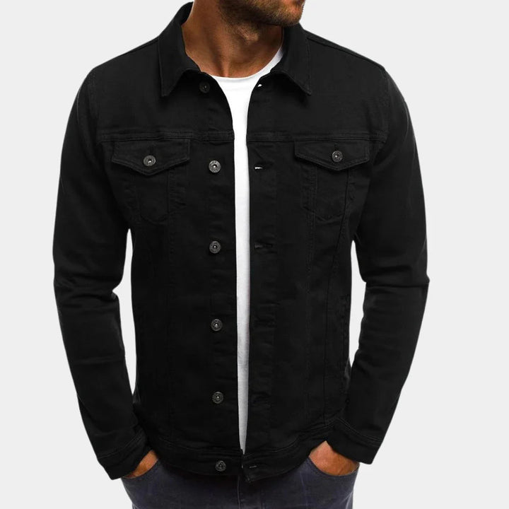 Casual denimjakke til mænd