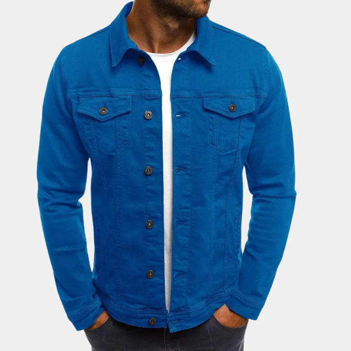 Casual denimjakke til mænd