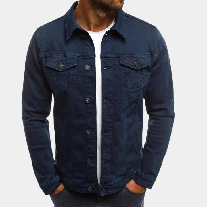 Casual denimjakke til mænd