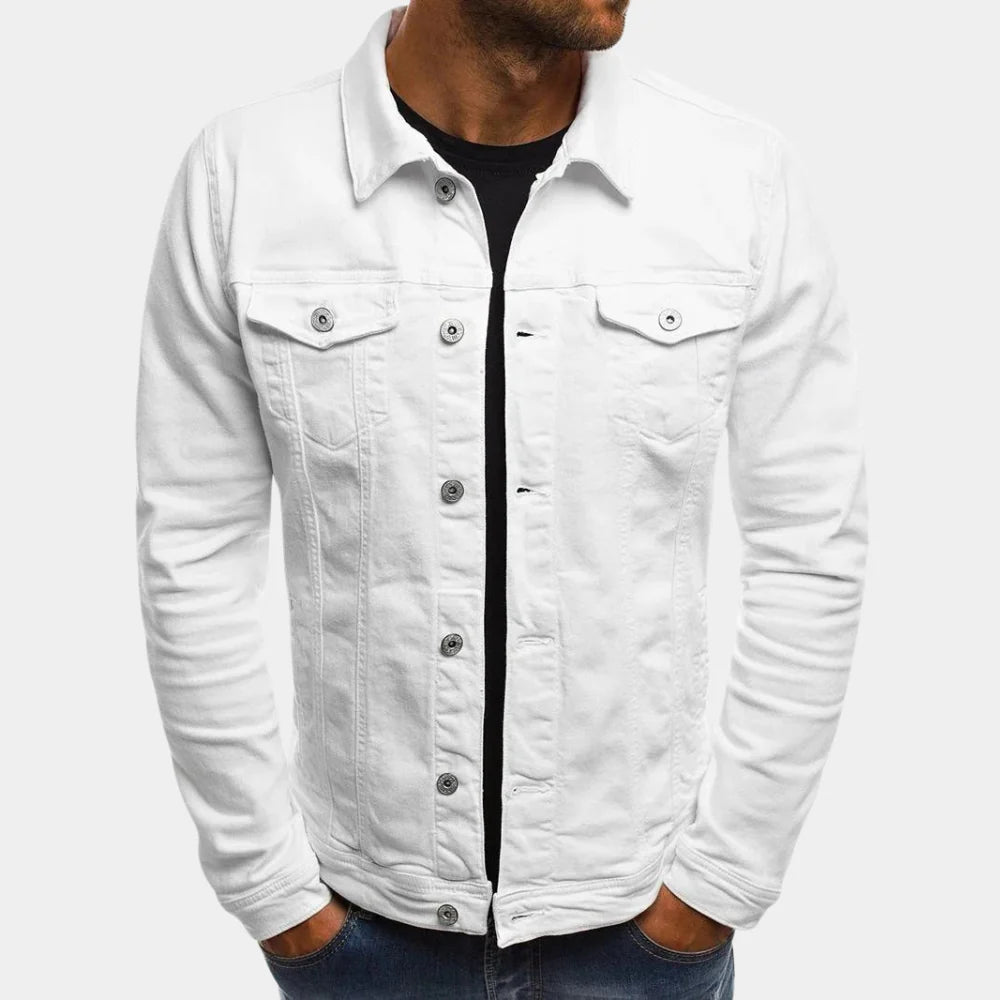 Casual denimjakke til mænd