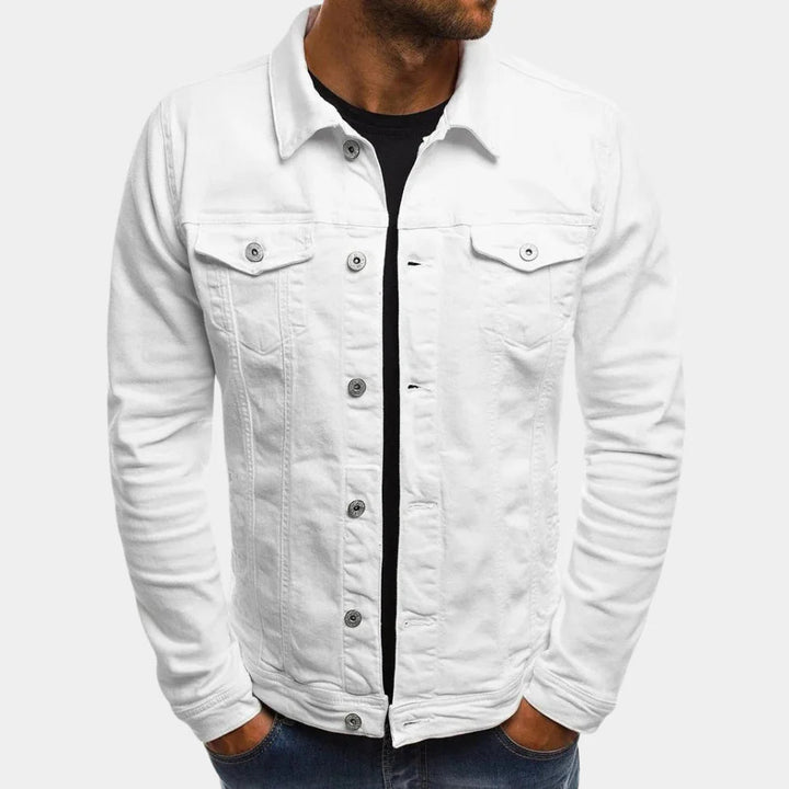 Casual denimjakke til mænd