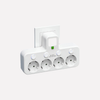 Grenuttag med USB- och typ-C-portar