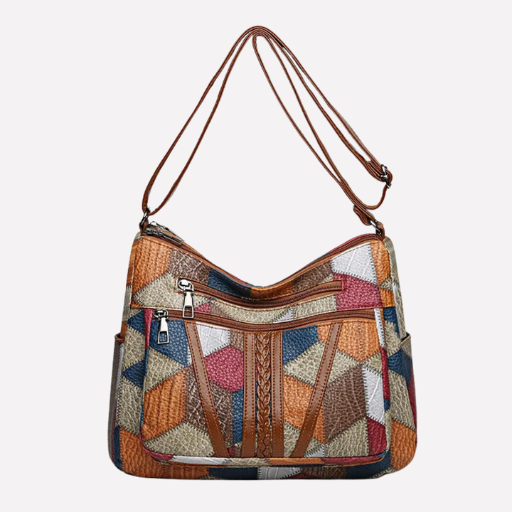 Kvinnors patchwork-handväska