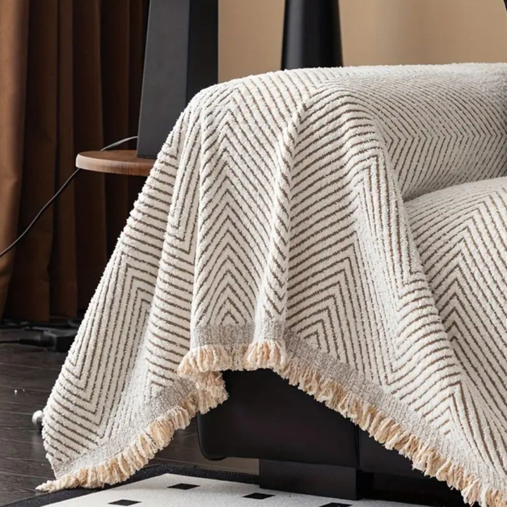 Vändbar Herringbone Sofföverdrag