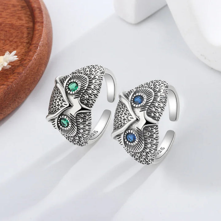 Uggla Ring i sterlingsilver