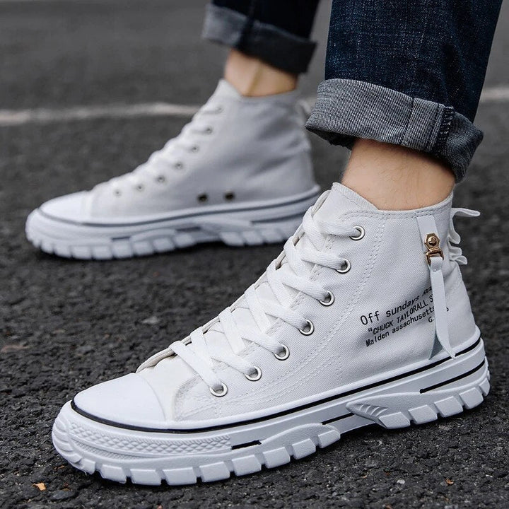 Herrsneakers med sportig elegans och komfort