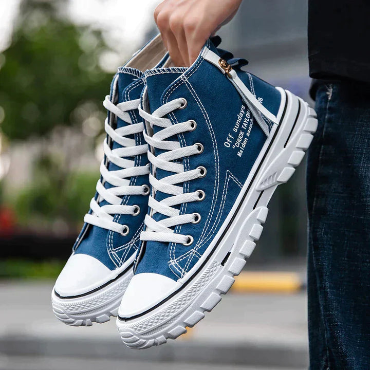 Herrsneakers med sportig elegans och komfort