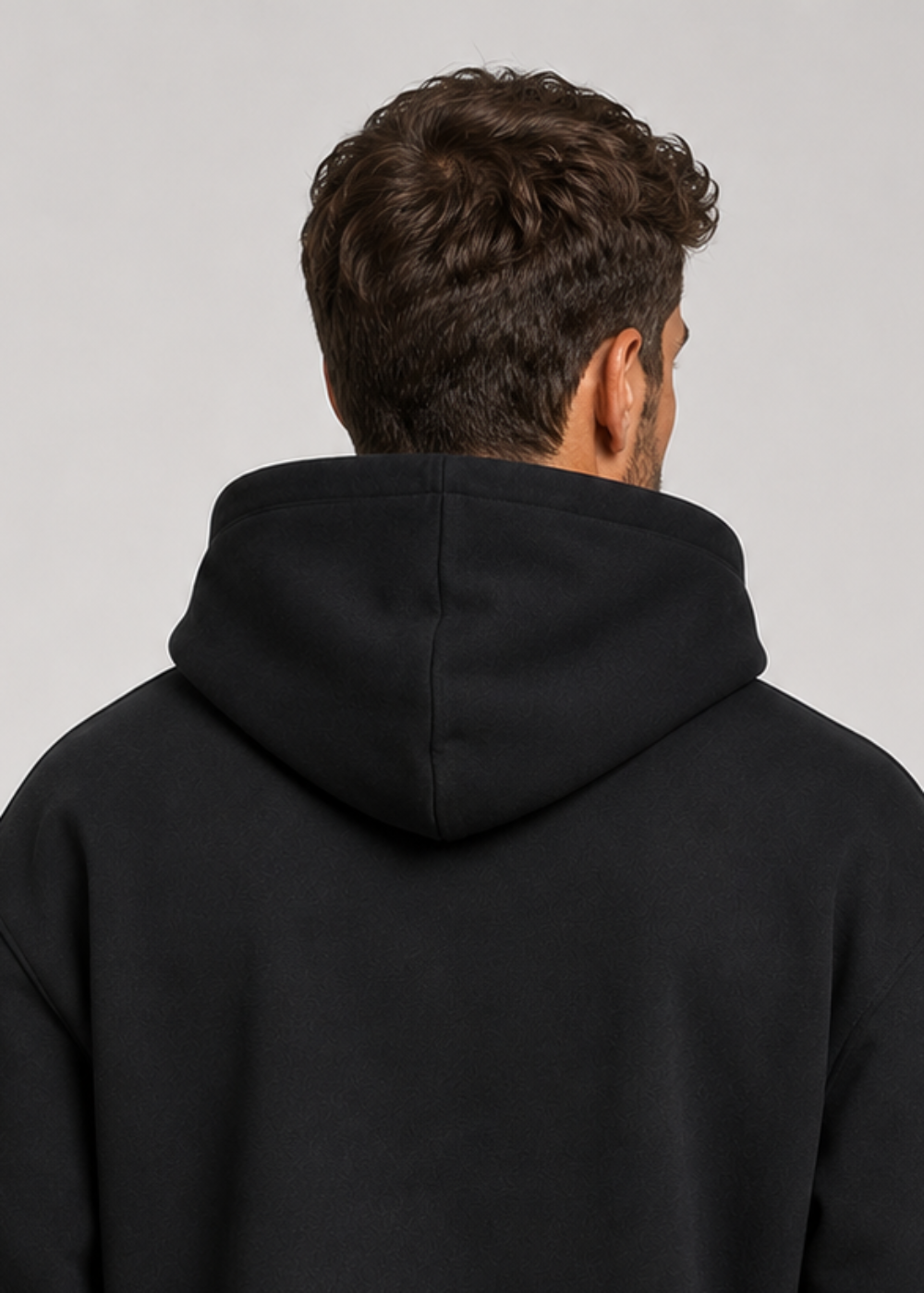 Hoodie- och joggerset herr - mjuk bomullsblandning, ledig passform