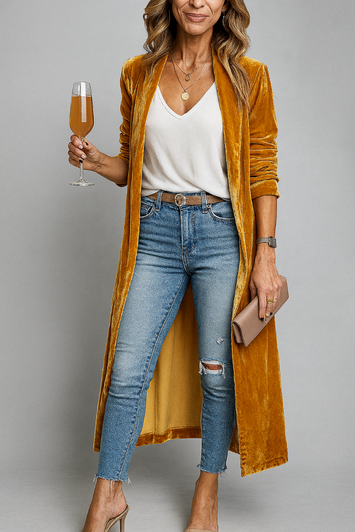 Lang Duster Cardigan for kvinner