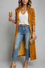 Lang Duster Cardigan for kvinner