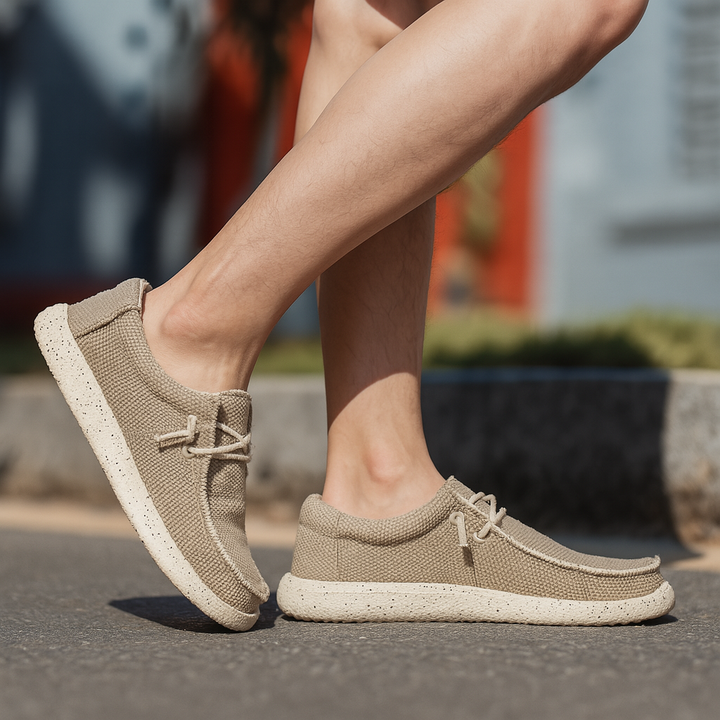 Lätta slip-on-komfortskor för män