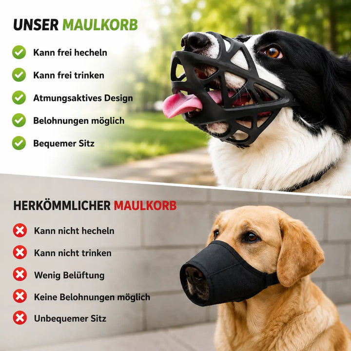Hundmunkorg | Andningsaktiv & justerbar för träning och daglig användning