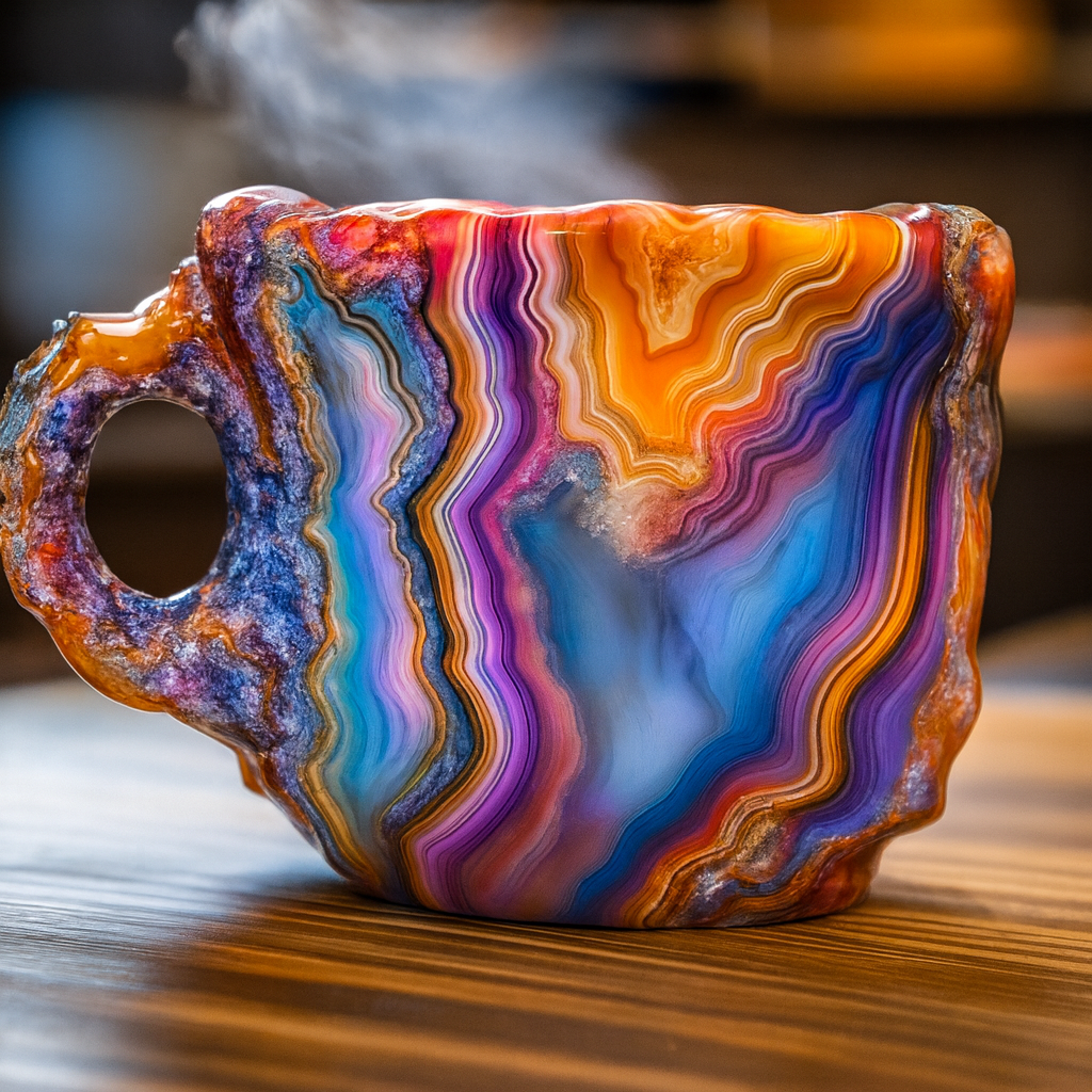 Kaffemuggar av Mineralkristall