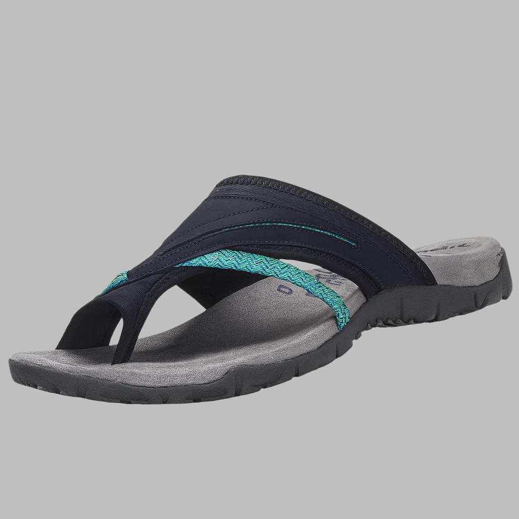 Komfortable sandaler med krydsede remme