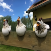 Tuppdekorationer för staket, 3-pack