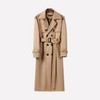 Herrarnas över knäet bälte trench coat