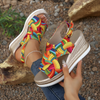 Dam Espadrill Wedge Sandaler