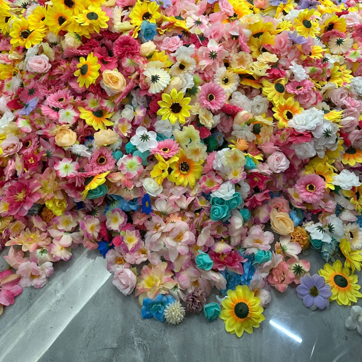 100-dele kunstige blomster snore