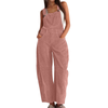 Snickarbyxor dam i manchester med vida ben – ledigt utility-jumpsuit