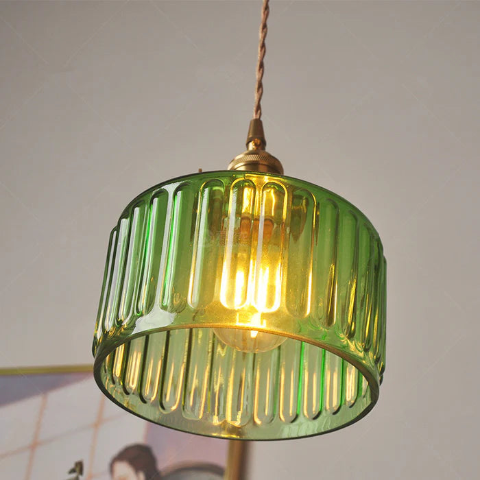 Kristallkrona med justerbar höjd i vintagestil