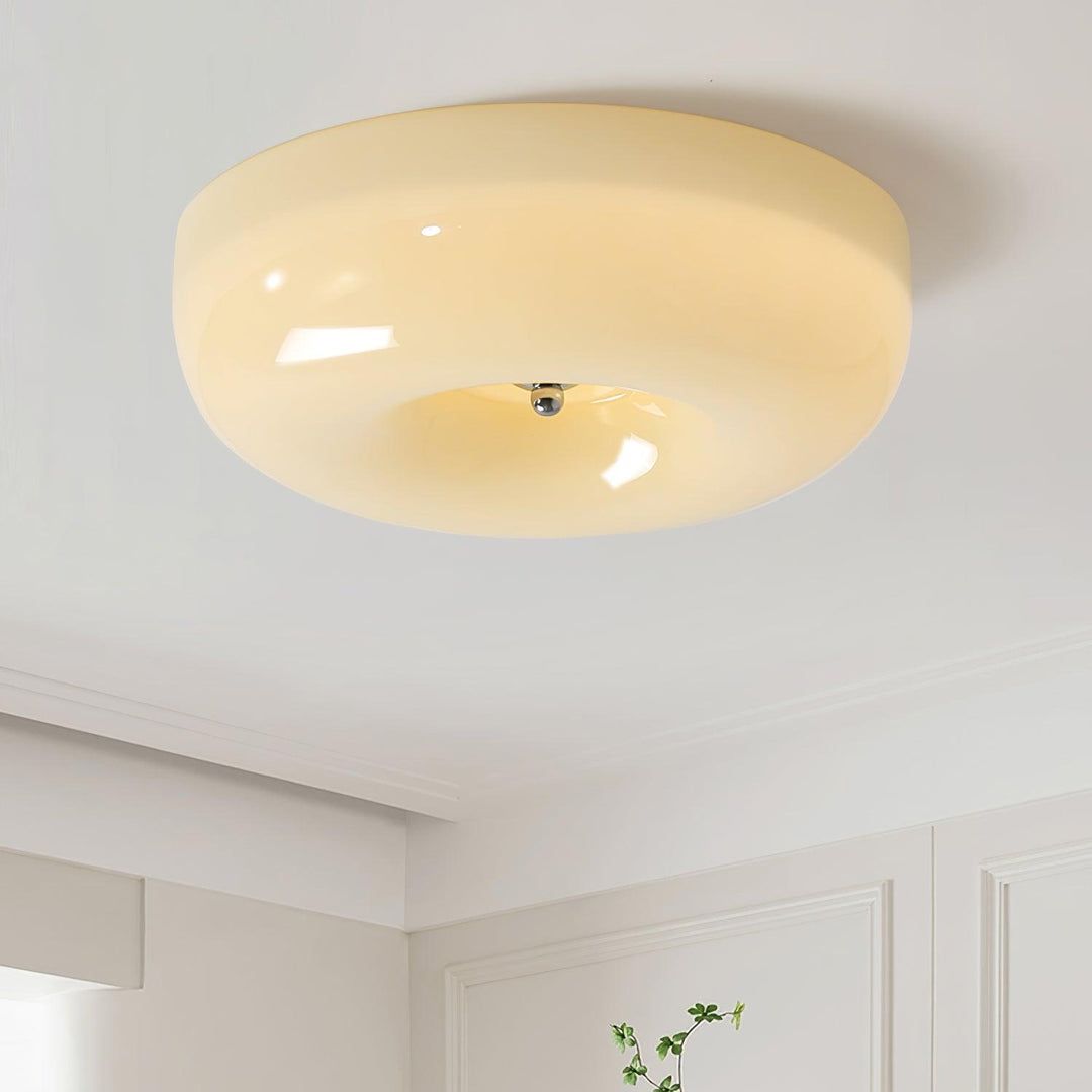Afralia Modern Taklampa i Virvlande Glas